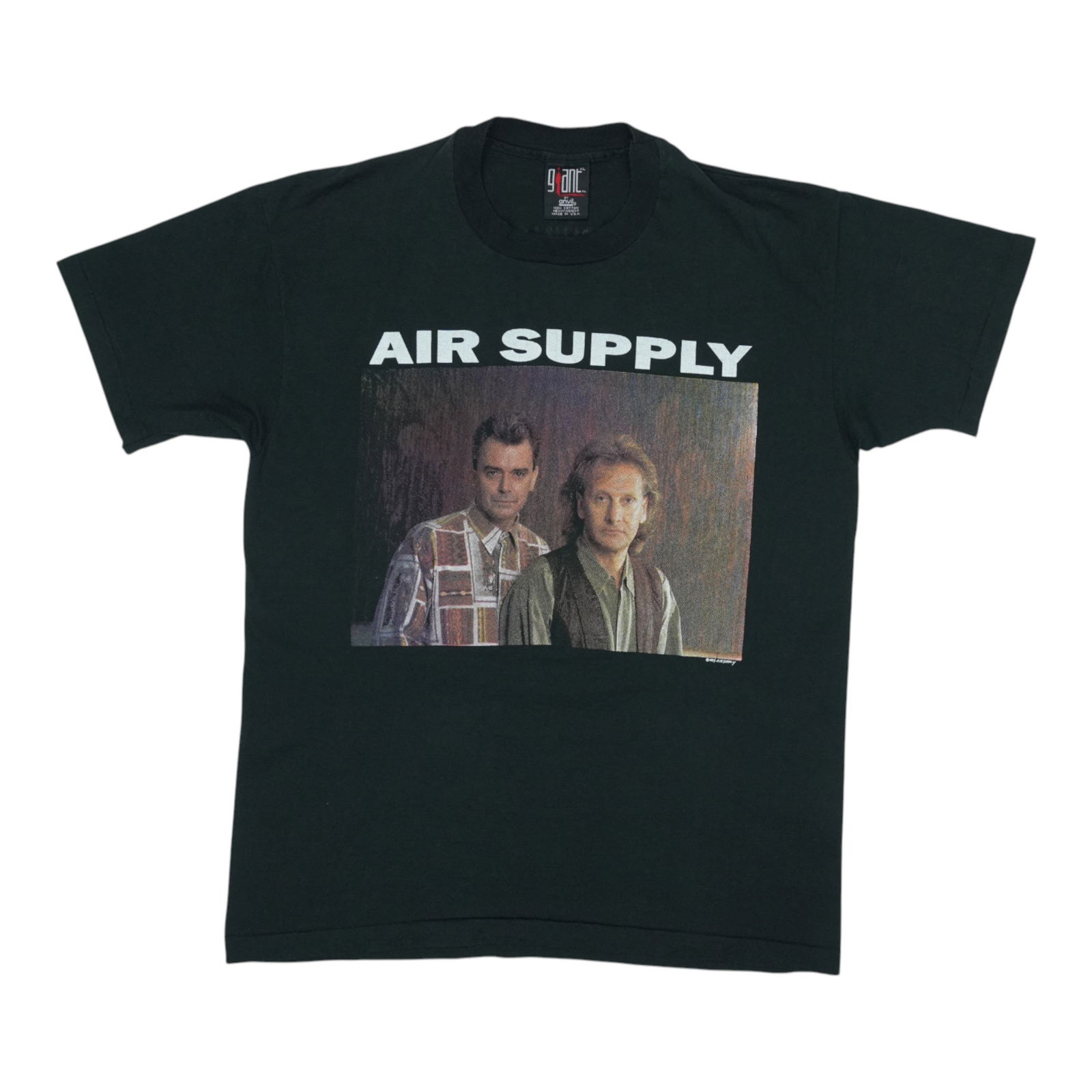 Vintage 1993 Air Supply Concert T-Shirt Black XL: Vintage 1993 Air Supply Concert T-Shirt Black XL Embrace nostalgia with this original vintage 1993 Air Supply Tour Shirt. This true vintage piece features captivating front and back graphics, making i
