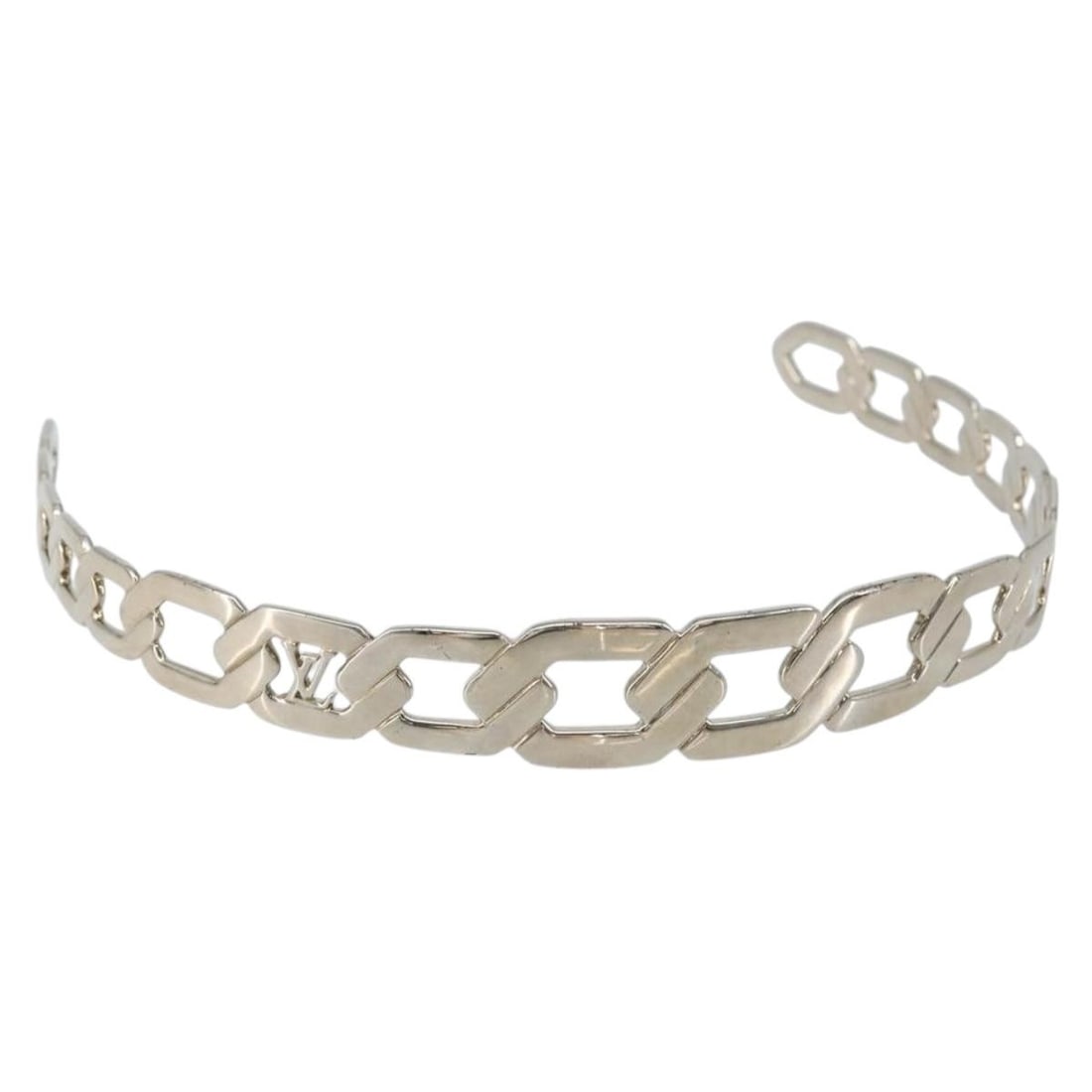 LOUIS VUITTON Katyusha Silver Metal Cap Authentic 150791: LOUIS VUITTON Katyusha Silver Metal Cap Authentic 150791 This stylish cap from LOUIS VUITTON is crafted from durable metal in a sleek silver finish. Designed in France, this cap showcases the brand's