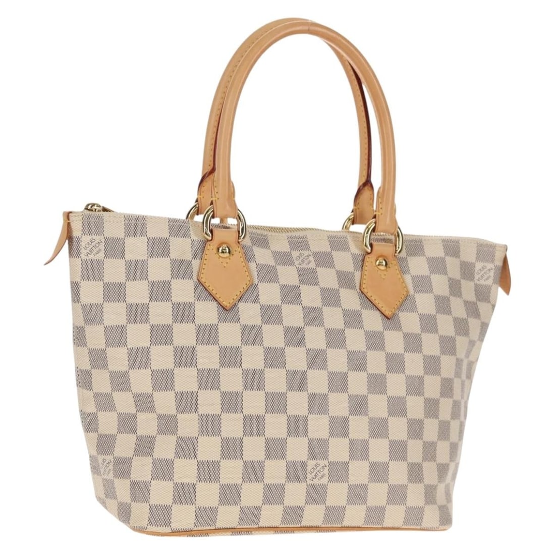LOUIS VUITTON Damier Azur Saleya PM Tote Bag N51186 Auth (1 of 18)