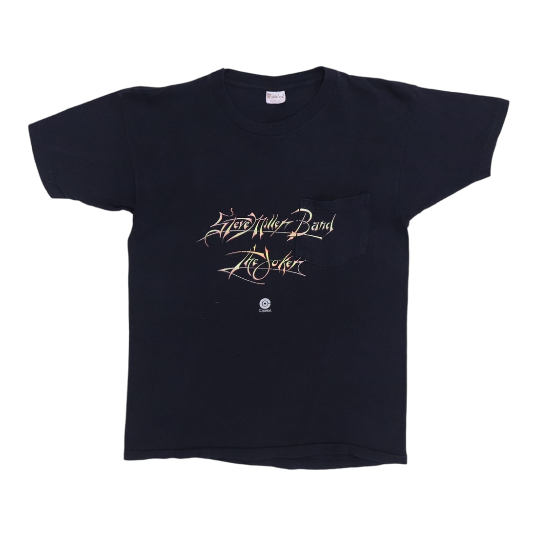 1973 Steve Miller The Joker Vintage Promo Shirt Black Cotton (1 of 6)