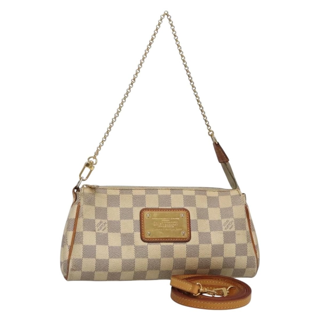 Eva Shoulder Bag by Louis Vuitton Multicolour Monogram: Eva Shoulder Bag by Louis Vuitton Multicolour Monogram This Louis Vuitton Eva Shoulder Bag in Multicolour is designed for women and crafted with signature style. The exterior shows some signs of wear,