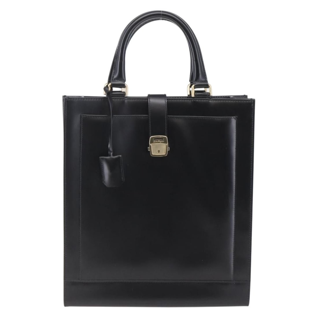 Black Vintage Tote by Salvatore Ferragamo (1 of 2)