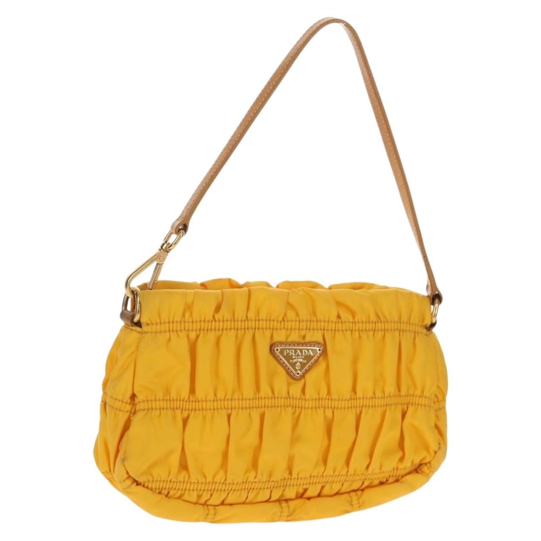 Prada Gold Pochette Small Clutch Purse (1 of 1)