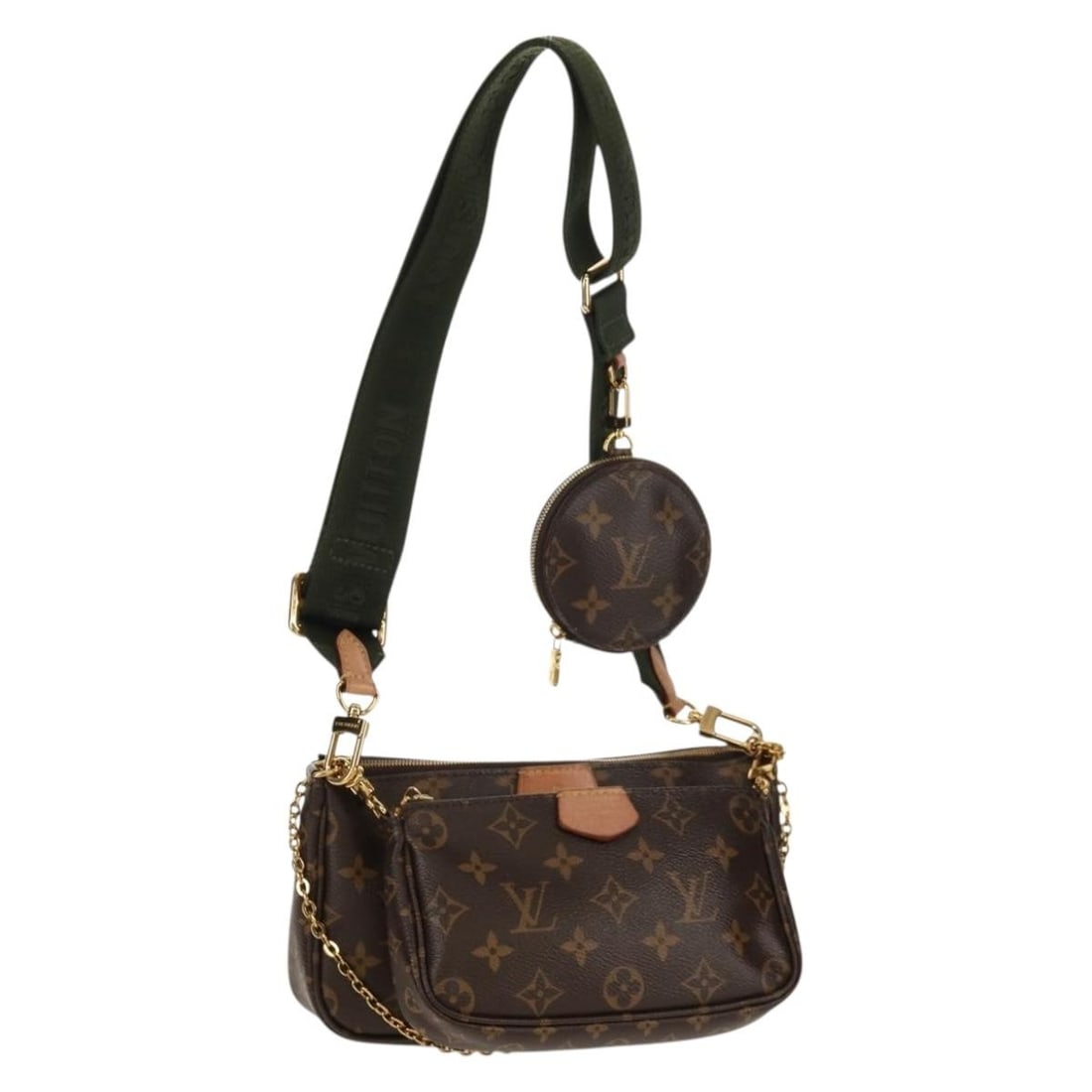 Louis Vuitton Monogram Multi Pochette Accessoires Multicolour Pouch: Louis Vuitton Monogram Multi Pochette Accessoires Multicolour Pouch This pre-owned Louis Vuitton Monogram Multi Pochette Accessoires pouch features a multicolour design and is crafted for female use.