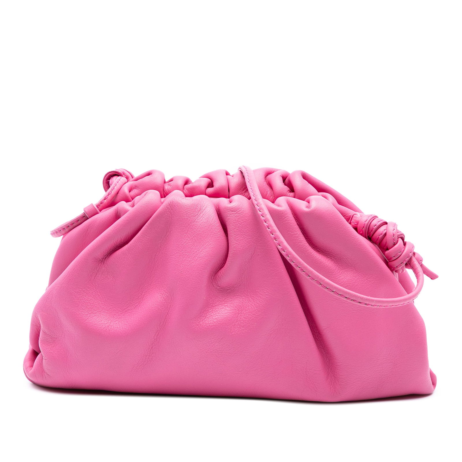 Bottega Veneta Pink Lambskin Mini Pouch Crossbody Bag (1 of 7)