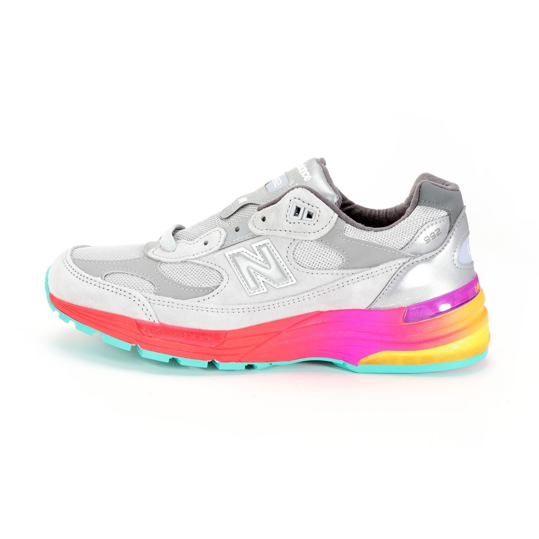 New Balance 992 Sneakers Gray Silver Made in USA Men's 9 (1 of 6)