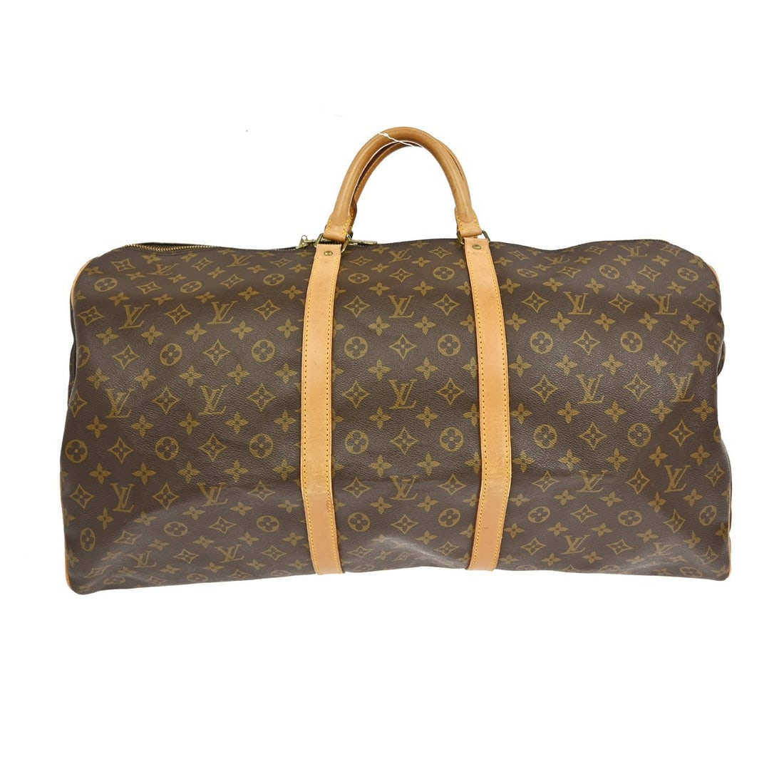 Vintage Louis Vuitton Keepall 60 Monogram Canvas Large Travel Duffle Bag M41422: Vintage Louis Vuitton Keepall 60 Monogram Canvas Large Travel Duffle Bag M41422 The Louis Vuitton Keepall 60 Travel Handbag is a luxurious and spacious duffle bag, perfect for your travel needs. This