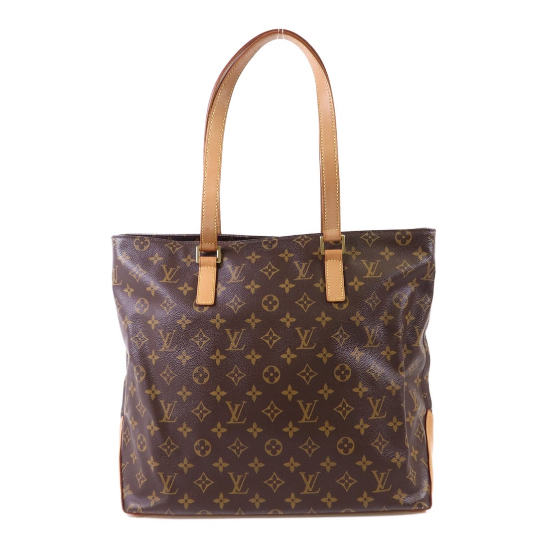 Louis Vuitton Cabas Mezzo Monogram Brown Tote with Gold Hardware M51151 (1 of 17)