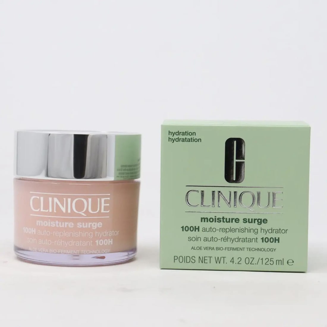 Clinique Moisture Surge 100h Hydrator 4.2 Oz Cream Gel Perfume-Free: Clinique Moisture Surge 100h Hydrator 4.2 Oz Cream Gel Perfume-Free Clinique Moisture Surge 100h Auto Replenishing Hydrator is a versatile cream gel moisturizer designed for all skin types. This hydra