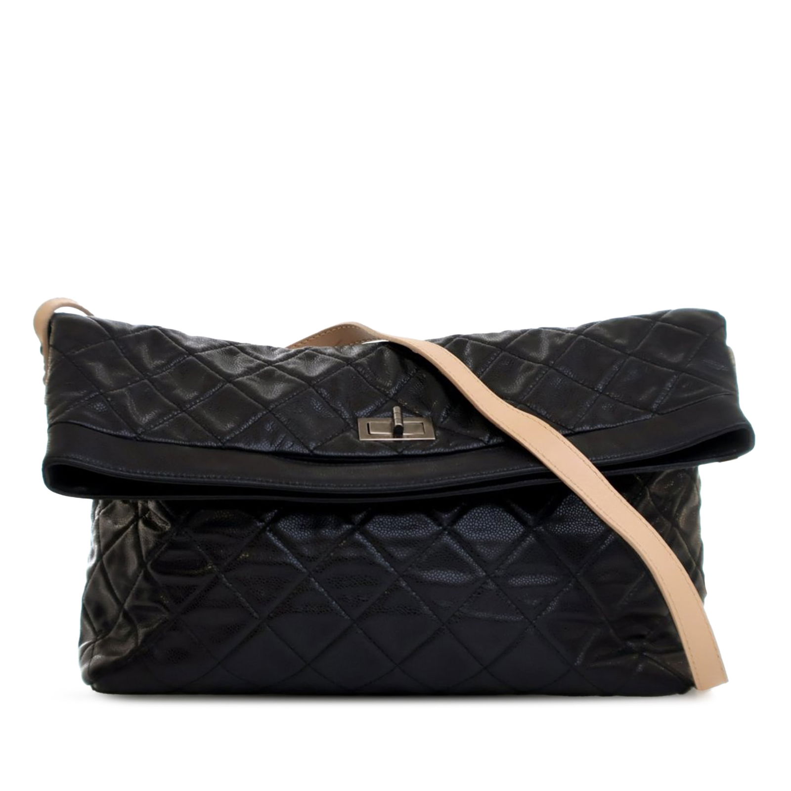 Chanel Reissue Quilted Caviar Black Messenger Crossbody Bag (1 of 14)