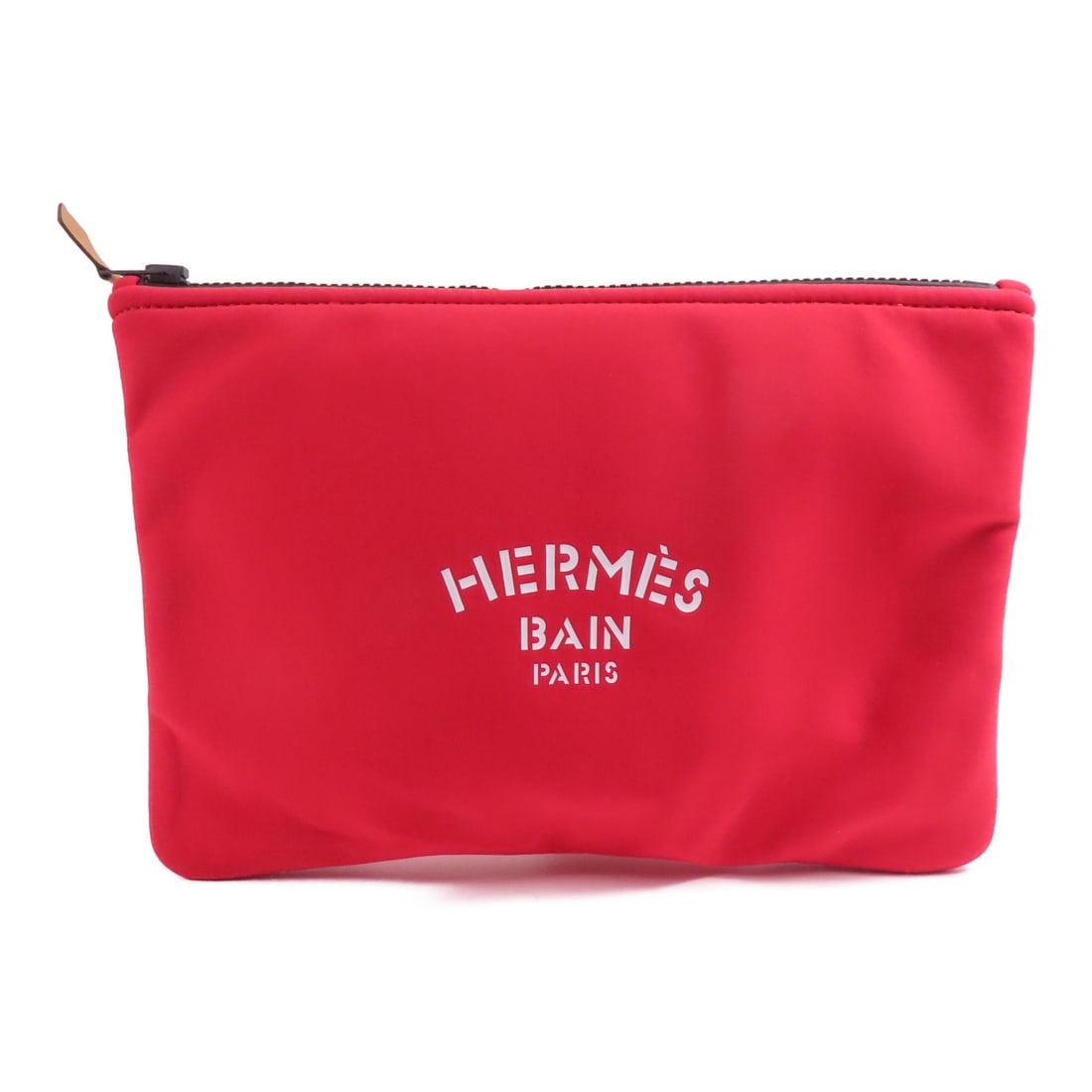 HERMES Neobain Waves Red Polyamide Clutch Case (1 of 11)