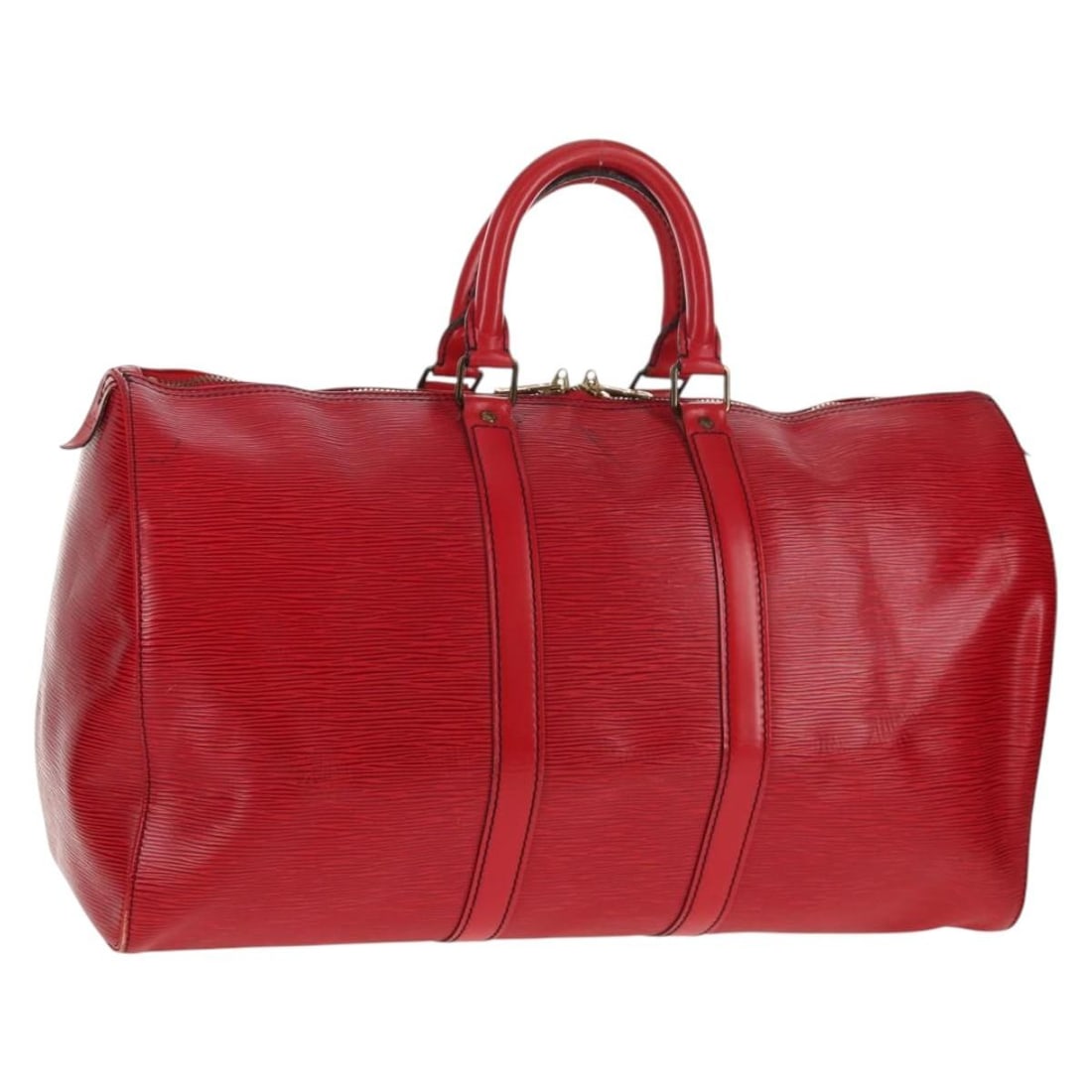 Keepall 45 Epi Red Travel Bag by Louis Vuitton (1 of 1)