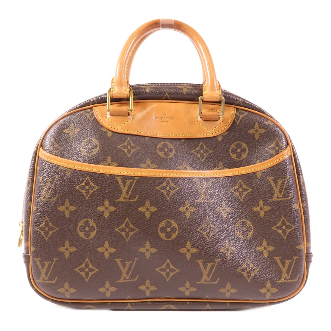 LOUIS VUITTON Trouville Hand Bag M42228 Monogram Brown PVC Canvas (1 of 14)