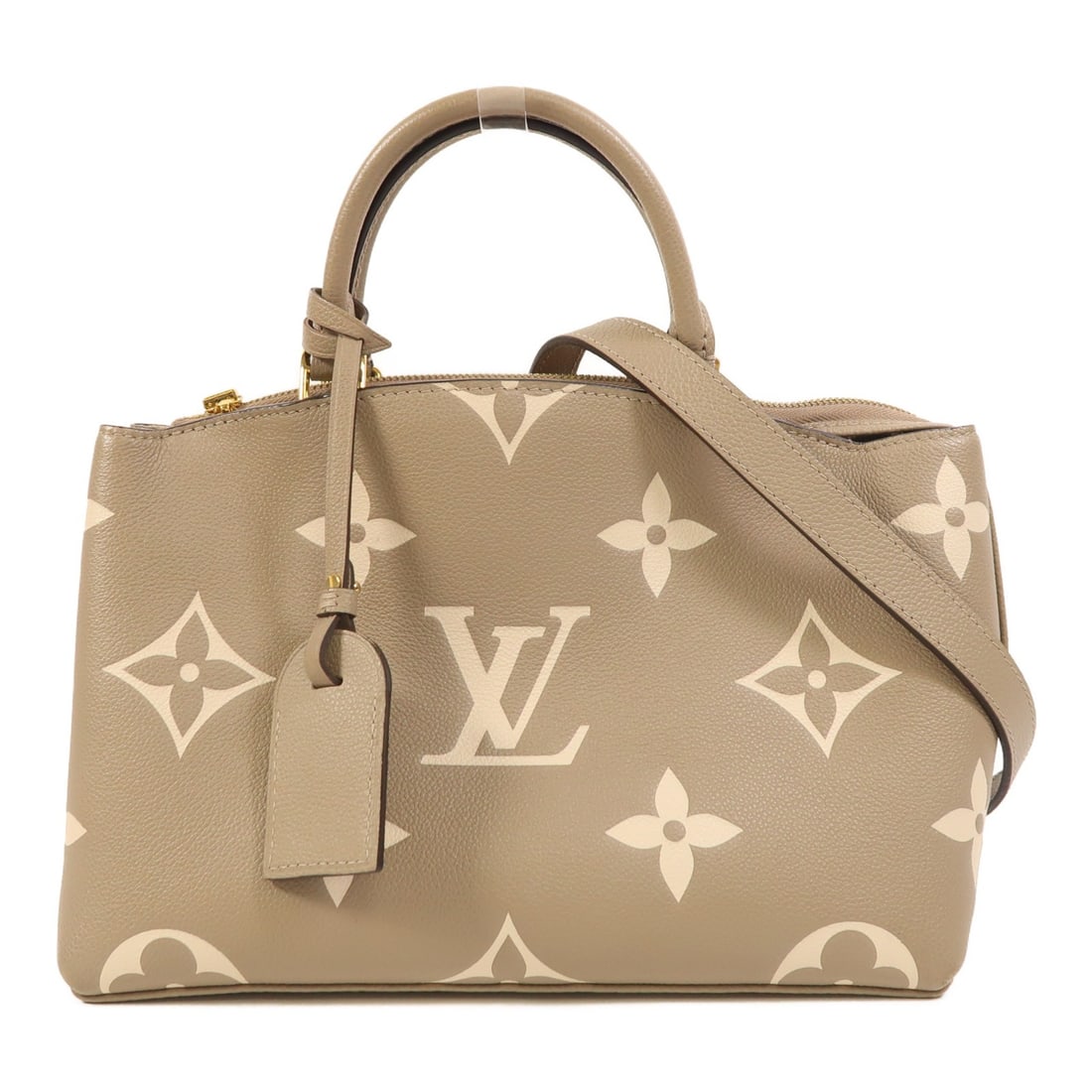 Louis Vuitton Petit Palais Monogram Empreinte Calfskin Shoulder Bag Dove Cream: Louis Vuitton Petit Palais Monogram Empreinte Calfskin Shoulder Bag Dove Cream This Louis Vuitton Petit Palais 2Way Shoulder Bag showcases the Monogram Empreinte design in a sophisticated dove and cre