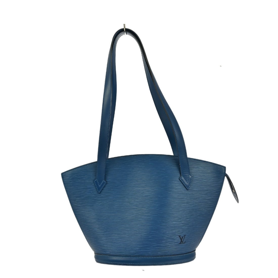 Louis Vuitton Epi Saint Jacques Blue Tote Bag M52265 Vintage: Louis Vuitton Epi Saint Jacques Blue Tote Bag M52265 Vintage Introducing the Louis Vuitton Epi Saint Jacques Poignee Bag, a vintage piece that combines style and functionality. This medium-sized tote
