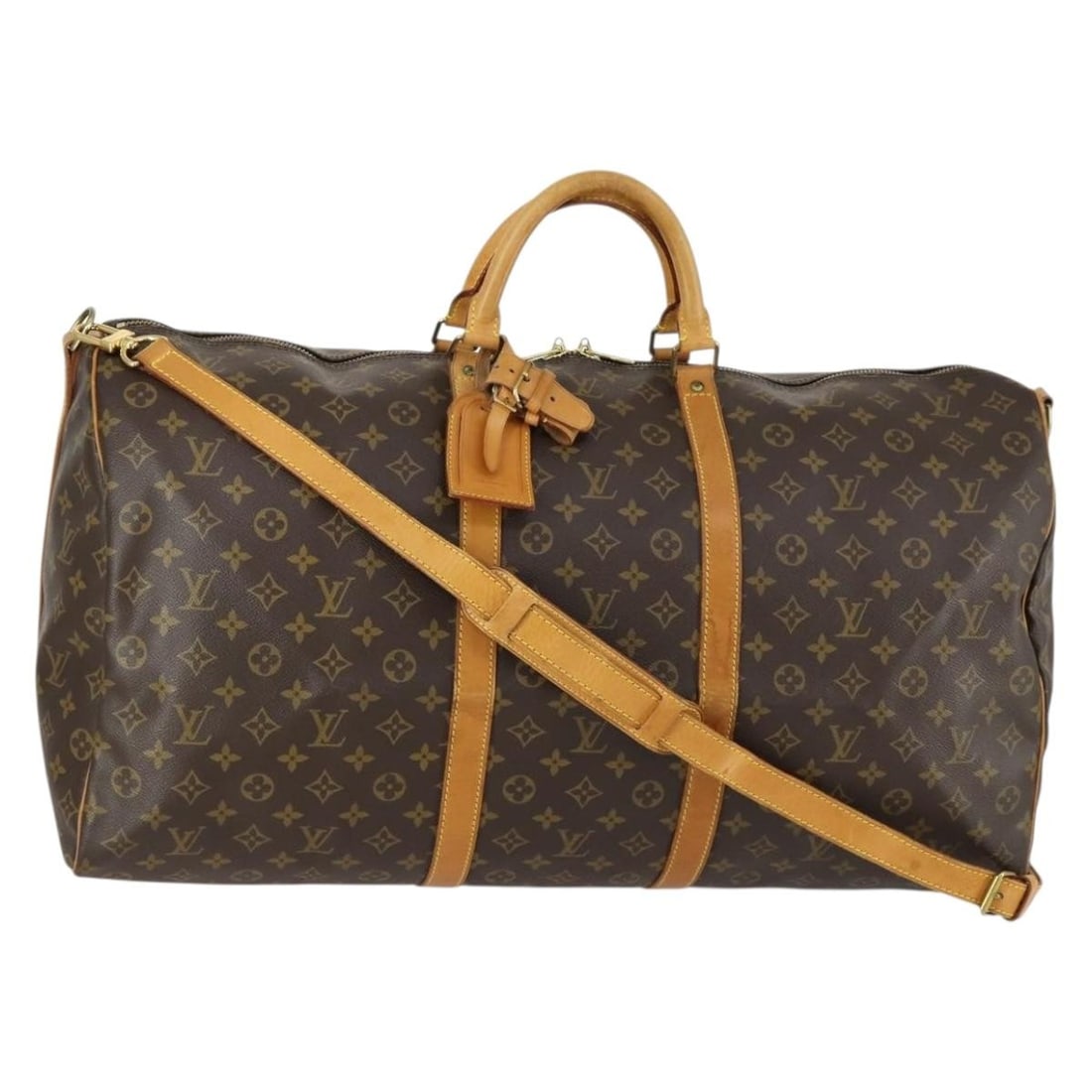 Louis Vuitton Keepall Bandouliere Brown Monogram Travel Bag 60cm (1 of 1)