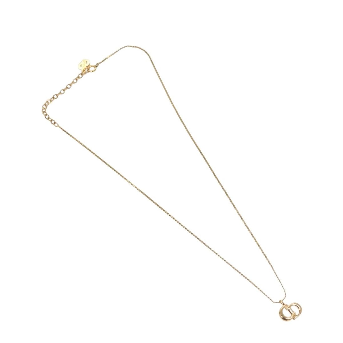 Gold Tone Pendant Necklace by Christian Dior (1 of 2)