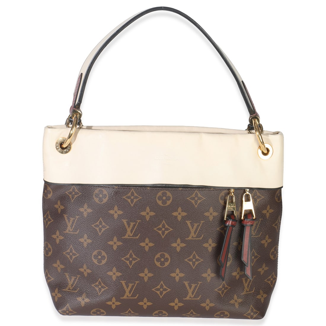 Louis Vuitton Tuileries Besace Beige Canvas Shoulder Bag with Removable Strap (1 of 9)