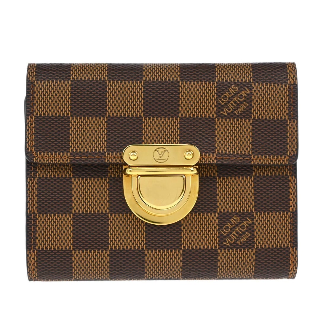 Louis Vuitton Damier Koalat Wallet N60005 Brown Canvas Folding: Louis Vuitton Damier Koalat Wallet N60005 Brown Canvas Folding This Louis Vuitton Damier Portefeuille Koalat Wallet (N60005) is a stylish accessory that combines functionality with luxury. Crafted fro