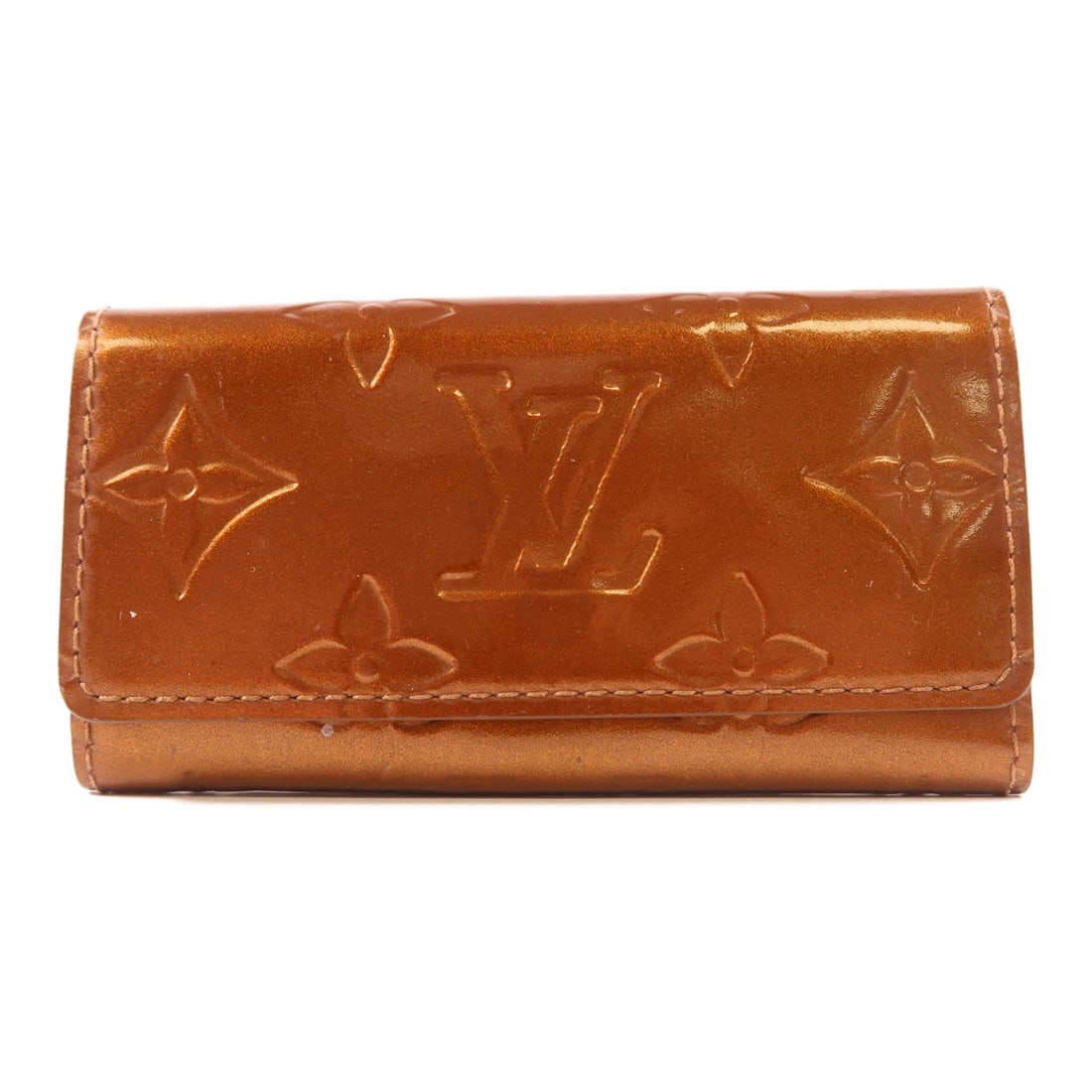 Louis Vuitton M91358 Brown Patent Leather Key Holder (1 of 13)