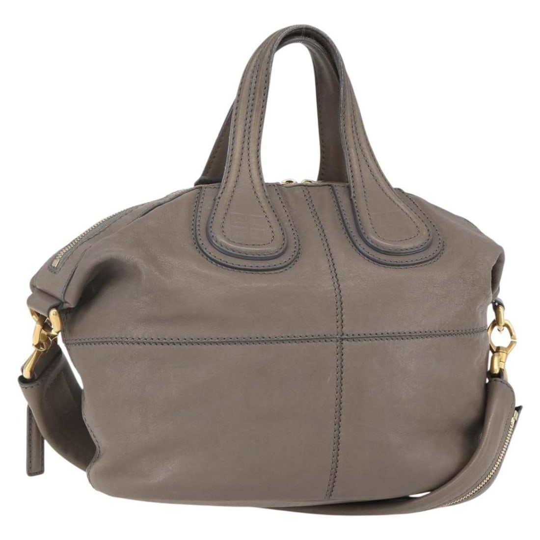 Gray Nightingale Satchel Handbag by Givenchy (1 of 1)