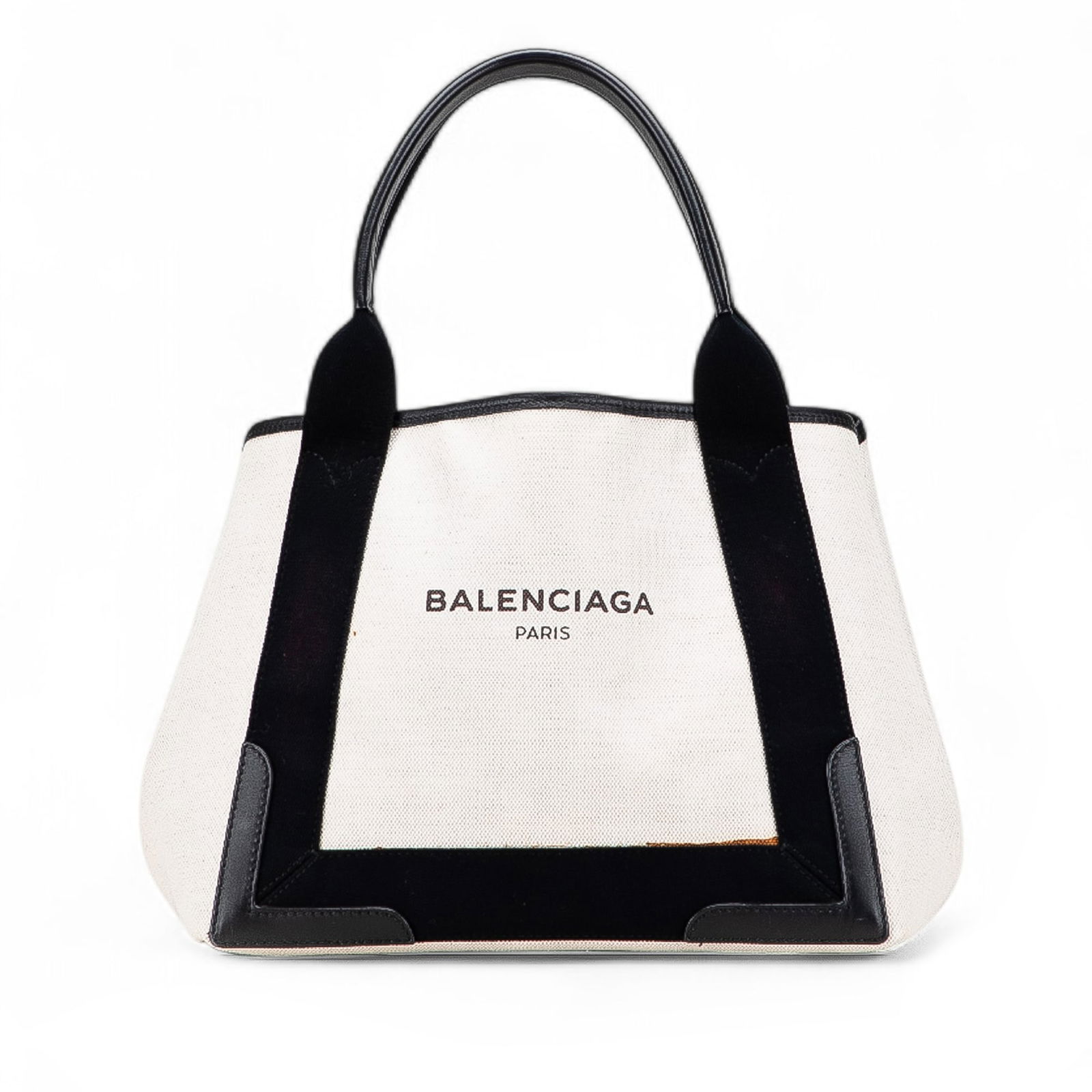 Balenciaga Canvas Navy Cabas Tote S with Pouch Italy: Balenciaga Canvas Navy Cabas Tote S with Pouch Italy Introducing the Balenciaga Canvas Navy Cabas Tote S, a stylish and versatile bag perfect for everyday use. This tote features a durable canvas body