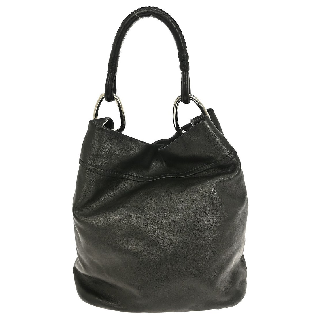 Black Prada Vintage Women's Handbag with Wear (1 of 1)