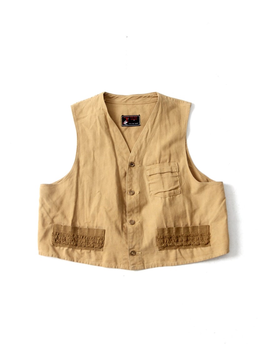 Vintage 1950s RedHead Canvas Hunting Vest with Ammunition Pockets (1 of 7)