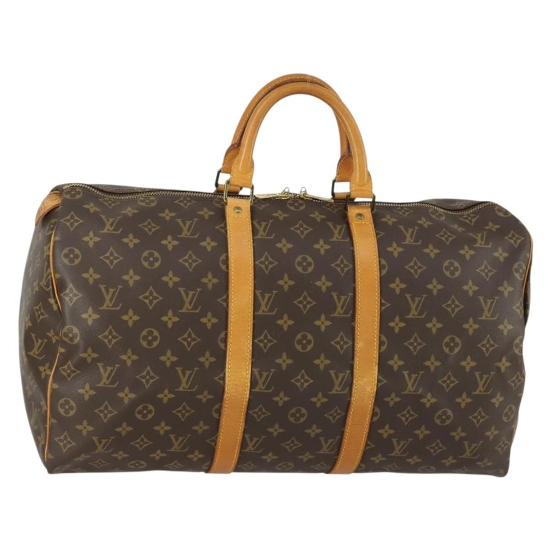 Louis Vuitton Keepall Brown Travel Bag Monogram Canvas (1 of 1)