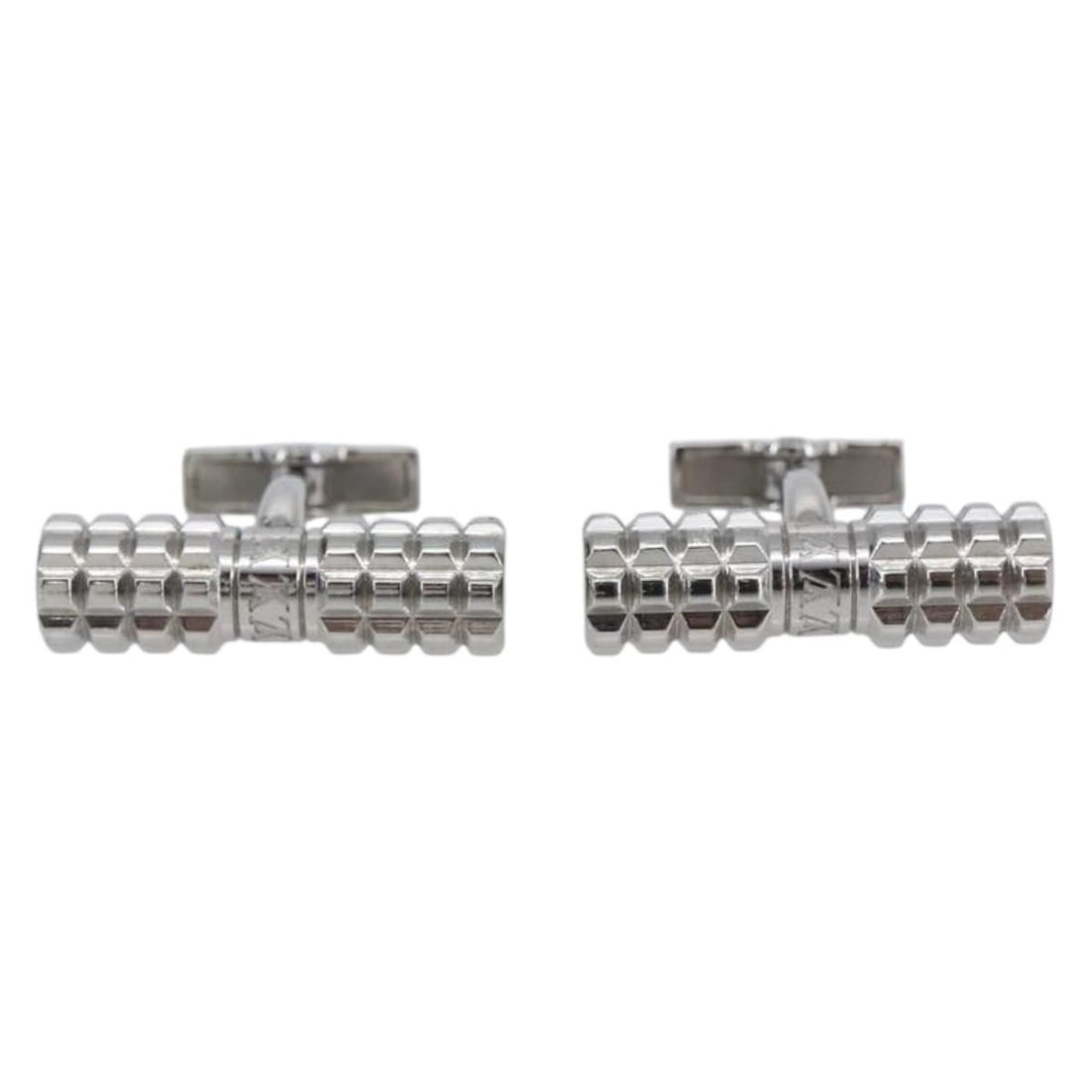 Silver Cufflink Set by Louis Vuitton (1 of 2)