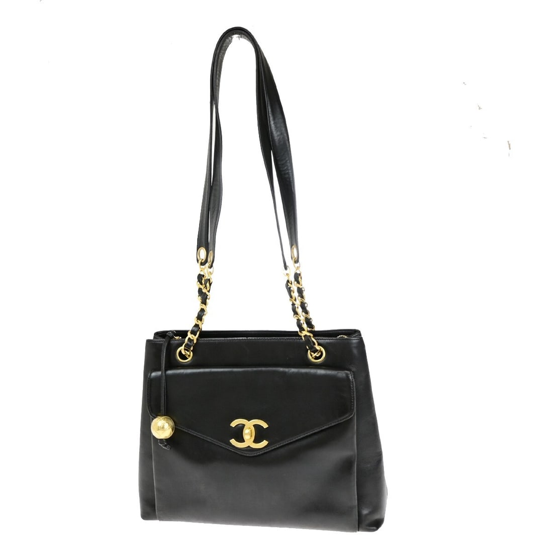 Chanel Black Timeless CC Chain Tote Shoulder Bag (1 of 2)