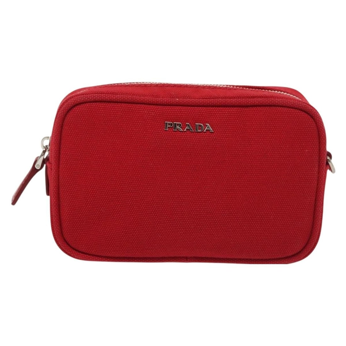 Red Prada Toiletry Clutch with Zip Closure (1 of 2)
