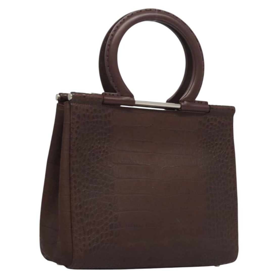 Gancini Brown Shoulder Bag by Salvatore Ferragamo (1 of 1)