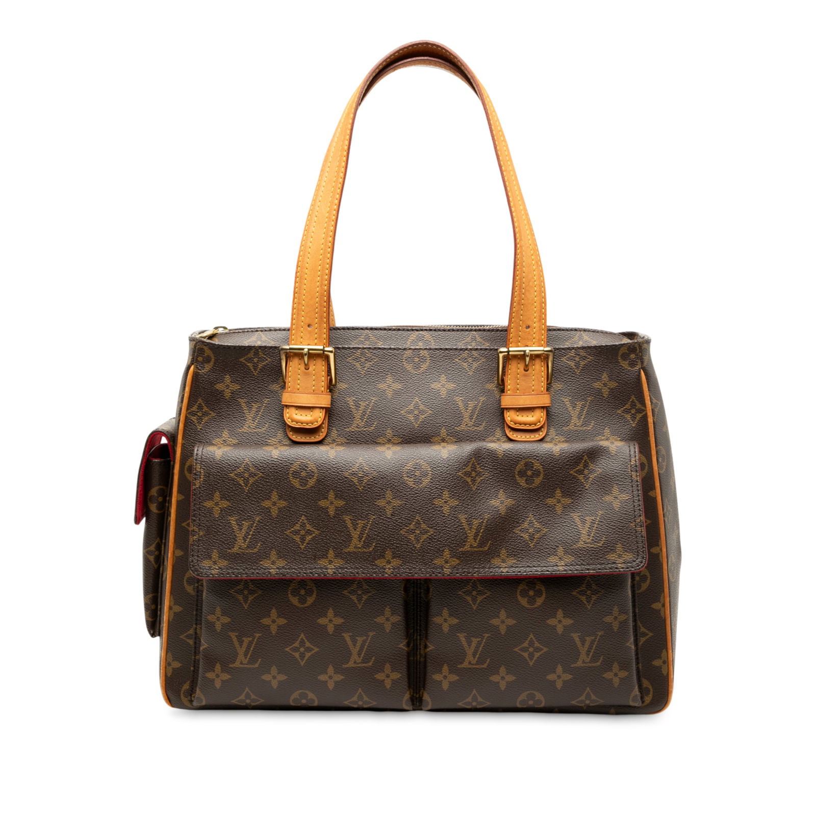 Louis Vuitton Multipli Cite Monogram Canvas Handbag with Vachetta Leather Trim (1 of 7)