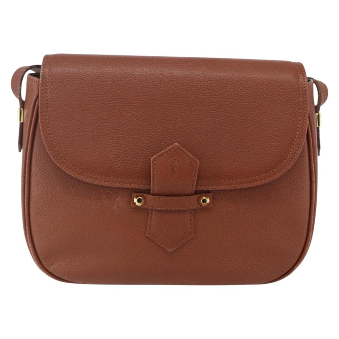 Pre-Owned Saint Laurent Brown Vintage Shoulder Bag for Women: Pre-Owned Saint Laurent Brown Vintage Shoulder Bag for Women This pre-owned Saint Laurent shoulder bag features a classic brown design and is intended for female use. The bag shows signs of previous u