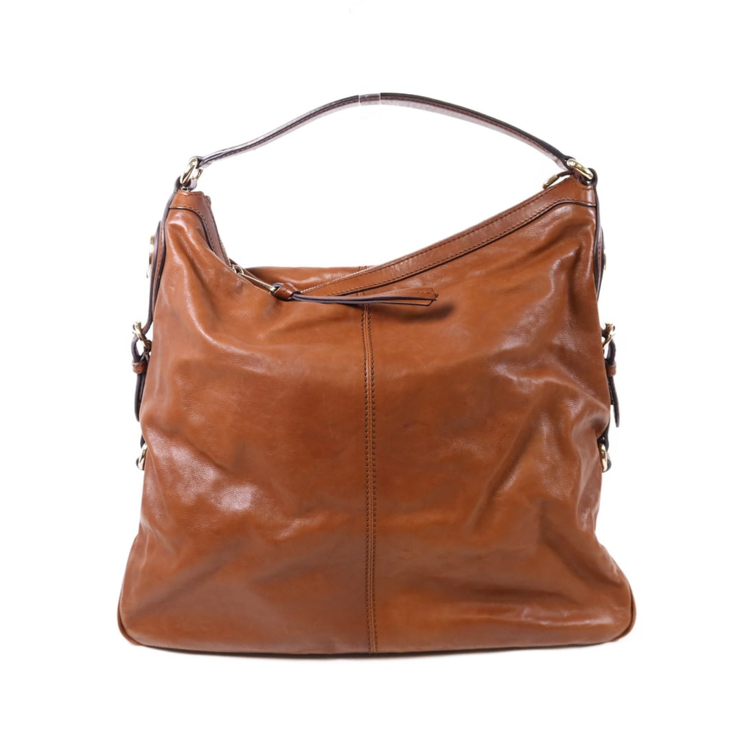 GUCCI GG Shoulder Bag 157297 Calfskin Leather Brown Made in Italy (1 of 18)