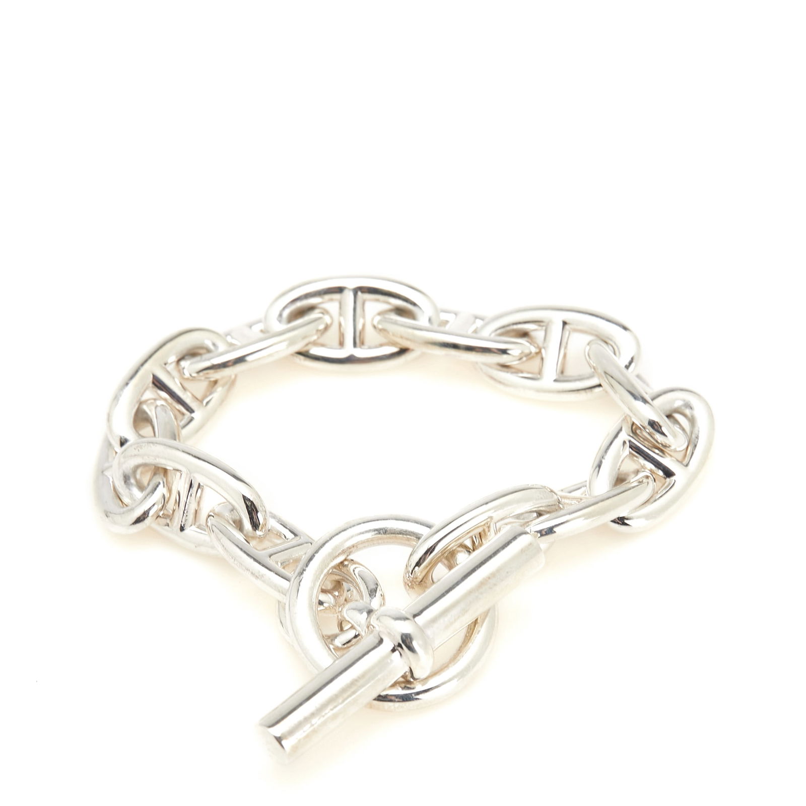 Hermes Large Sterling Silver Chaine d'Ancre Bracelet Fine Jewellery (1 of 7)