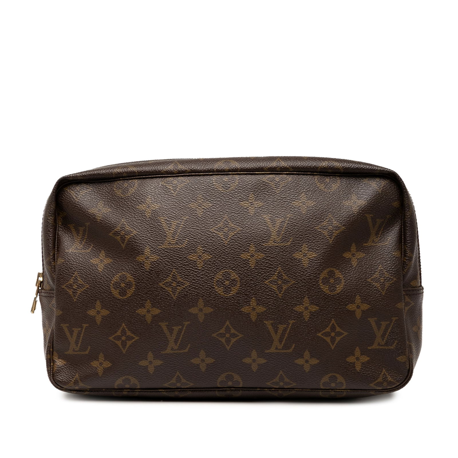 Louis Vuitton Monogram Trousse Toilette 28 Brown Fabric Bag: Louis Vuitton Monogram Trousse Toilette 28 Brown Fabric Bag Discover the Louis Vuitton Monogram Trousse Toilette 28, a chic and practical toiletry bag crafted from durable monogram canvas. Designed wi