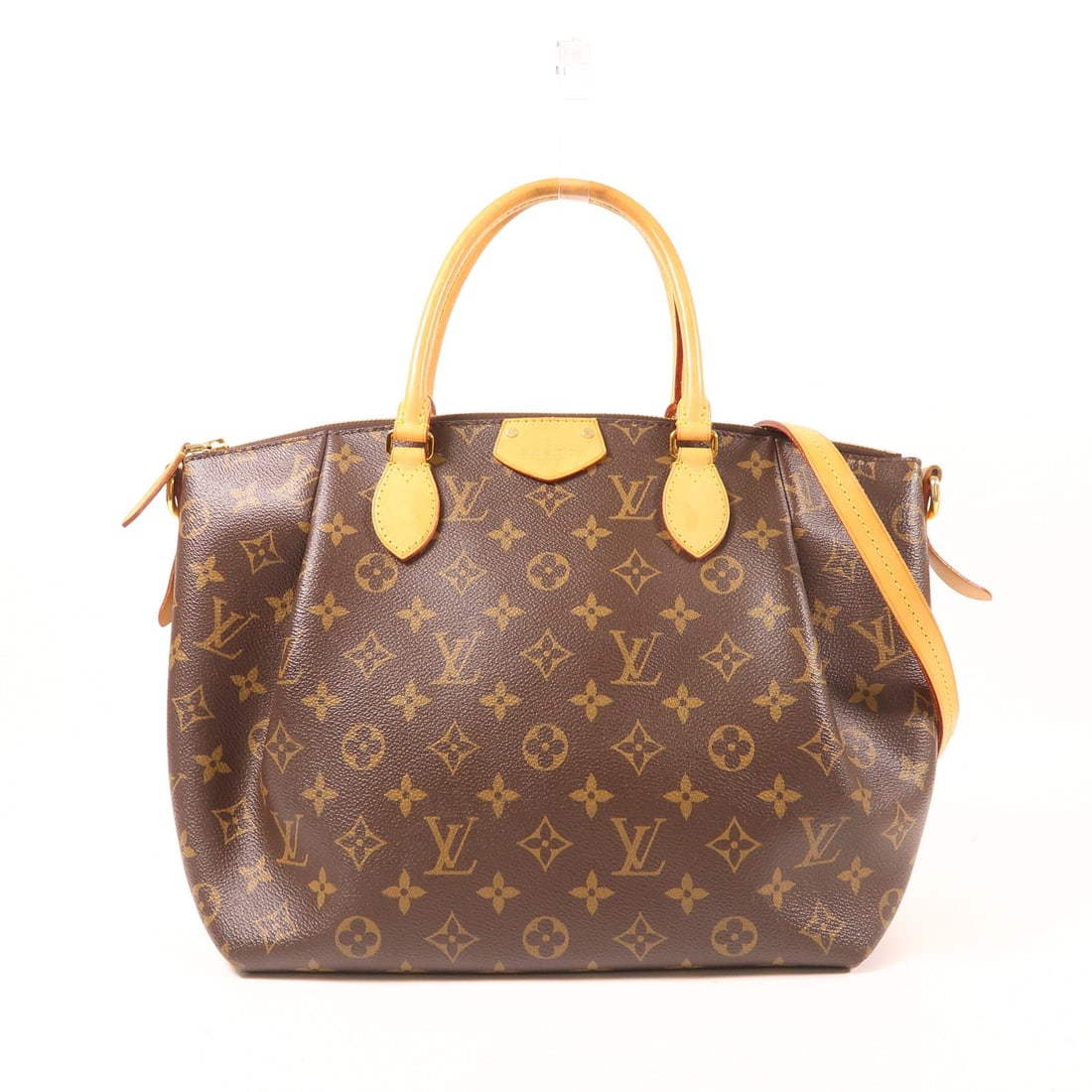 LOUIS VUITTON Turenne MM 2 Way Shoulder Bag M48814 Brown PVC Canvas (1 of 12)