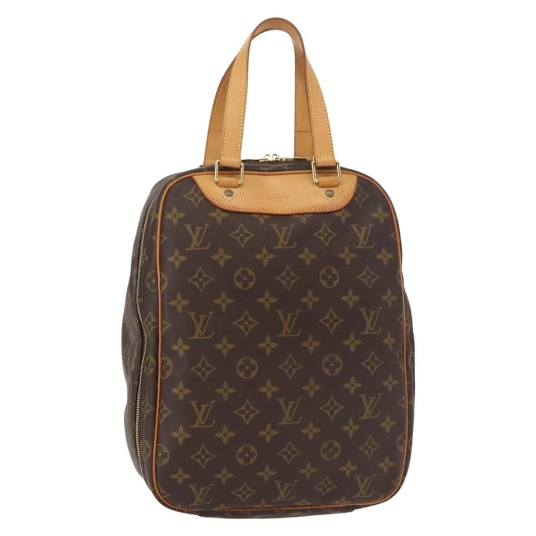 LOUIS VUITTON Monogram Excursion Hand Bag M41450 Auth France (1 of 18)