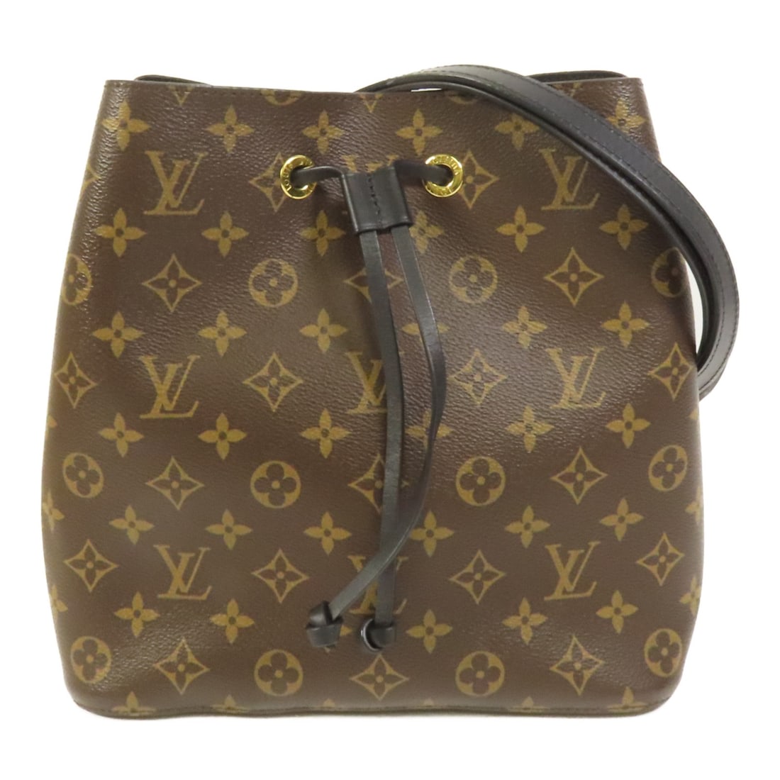 LOUIS VUITTON Neo Noe MM Shoulder Bag Monogram Brown GHW (1 of 15)