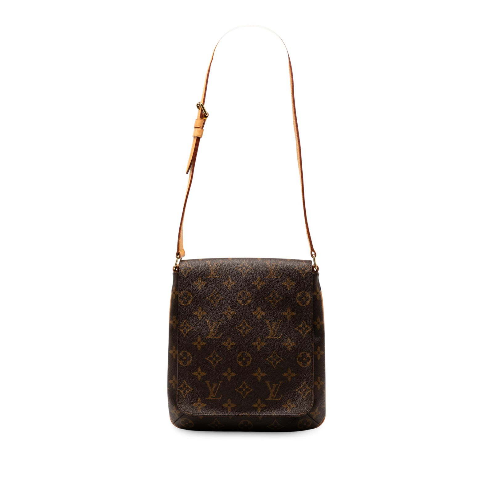 Louis Vuitton Monogram Musette Salsa Bag with Vachetta Trim: Louis Vuitton Monogram Musette Salsa Bag with Vachetta Trim The Louis Vuitton Monogram Musette Salsa Short Strap is an elegant bag crafted from durable monogram canvas with luxurious vachetta leather