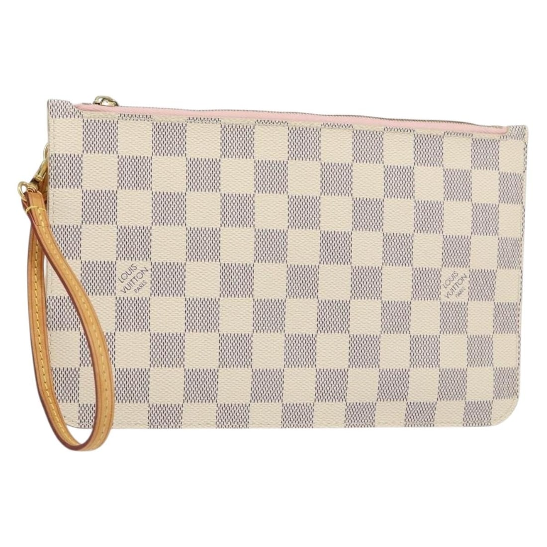 Neverfull Pochette Beige Pouch by Louis Vuitton (1 of 1)