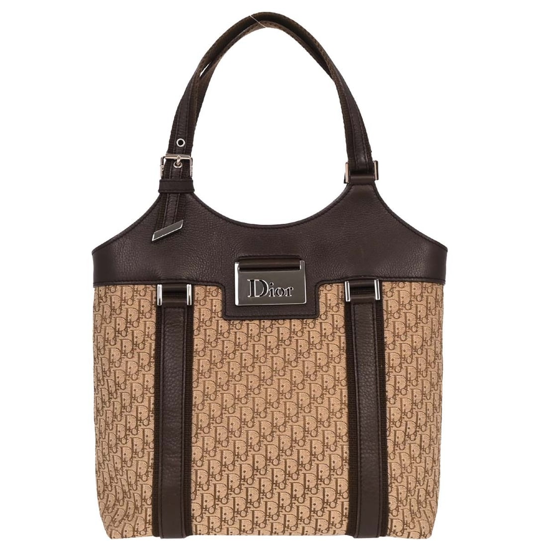 Beige and Brown Dior Trotter Street Chic Tote Bag (1 of 1)
