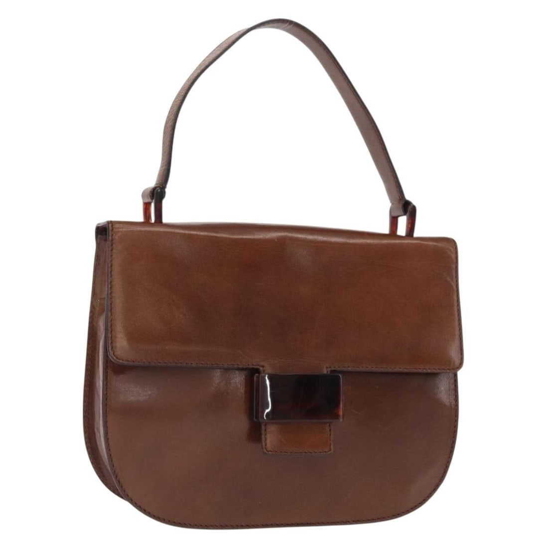 Brown Madras Shoulder Bag by Prada (1 of 1)