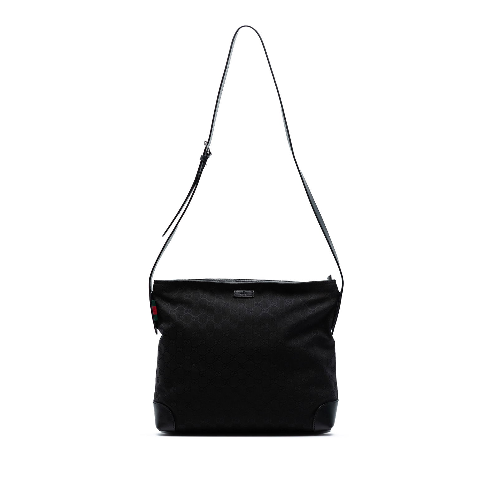 Gucci GG Canvas Web Crossbody Bag Black Italy: Gucci GG Canvas Web Crossbody Bag Black Italy Elevate your accessory collection with this Gucci GG Canvas Web Crossbody bag. Crafted from durable canvas, this stylish crossbody features luxurious leat