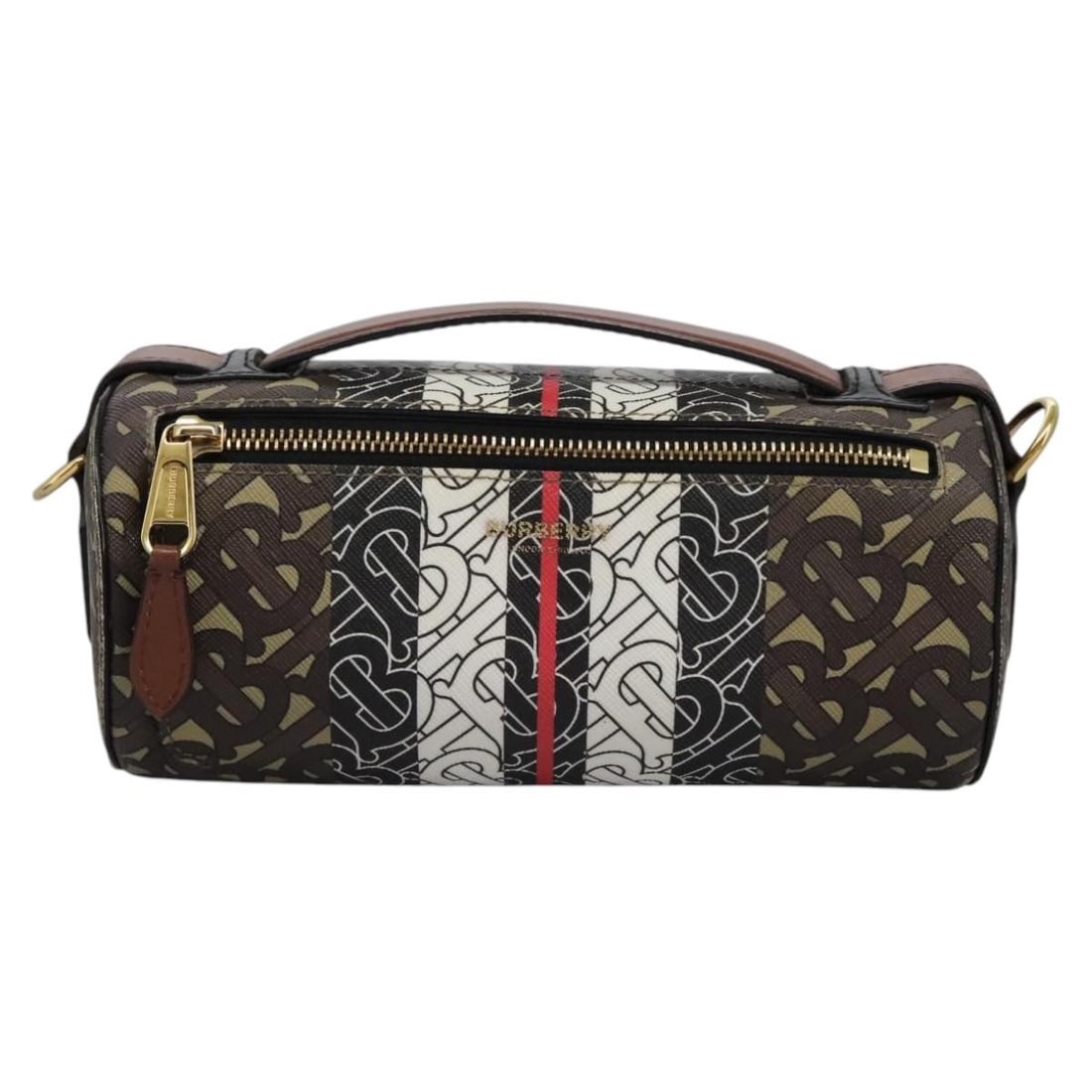 Burberry Brown Barrel Shape Crossbody Shoulder Bag (1 of 2)