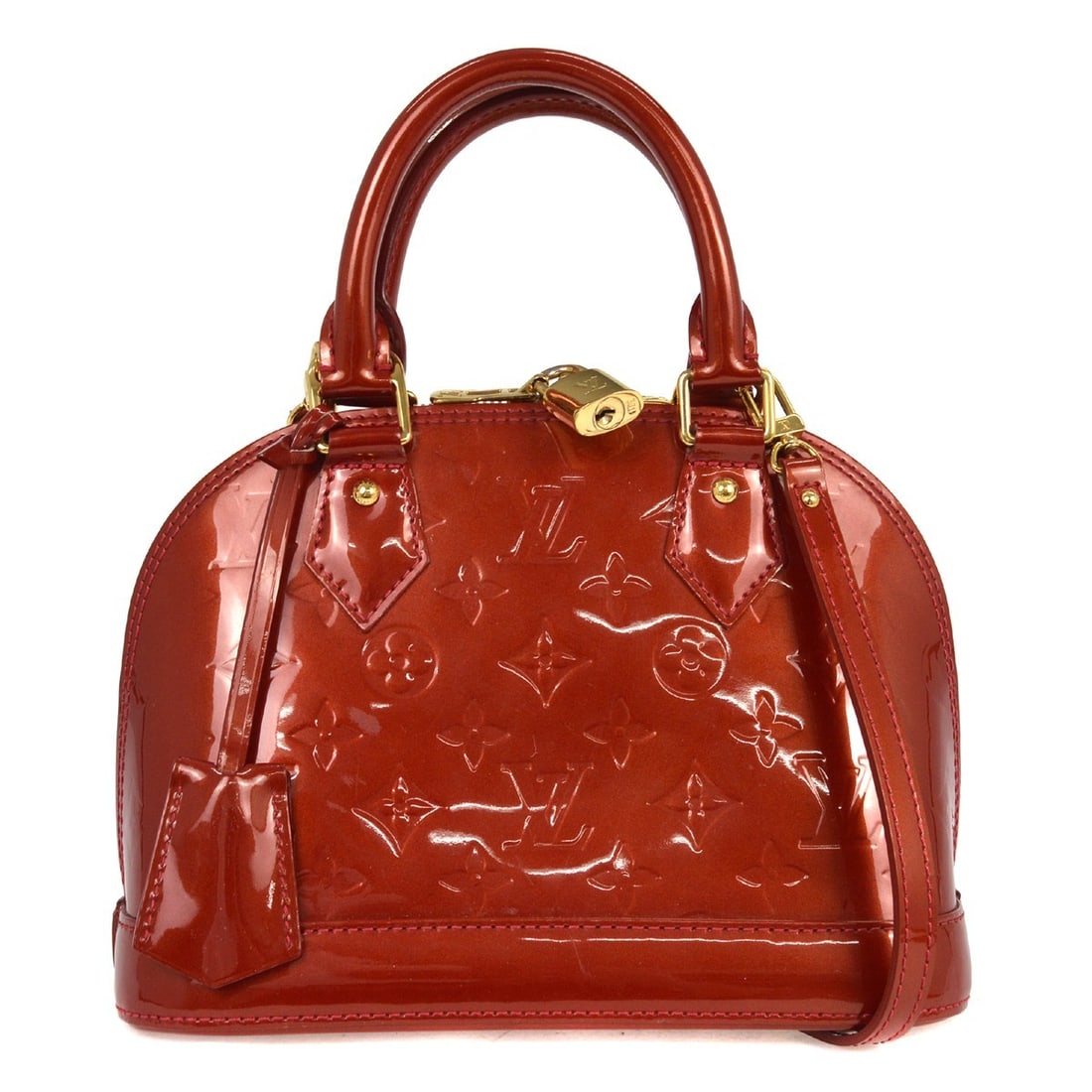 Alma BB red handbag by Louis Vuitton (1 of 1)