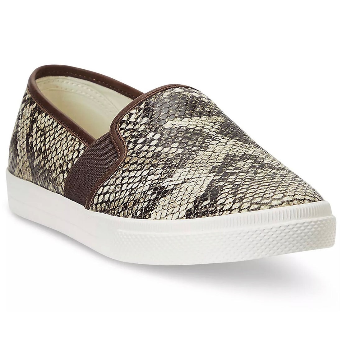 Lauren Ralph Lauren Jinny Slip-On Sneakers Python 6.5B Casual Chic (1 of 6)