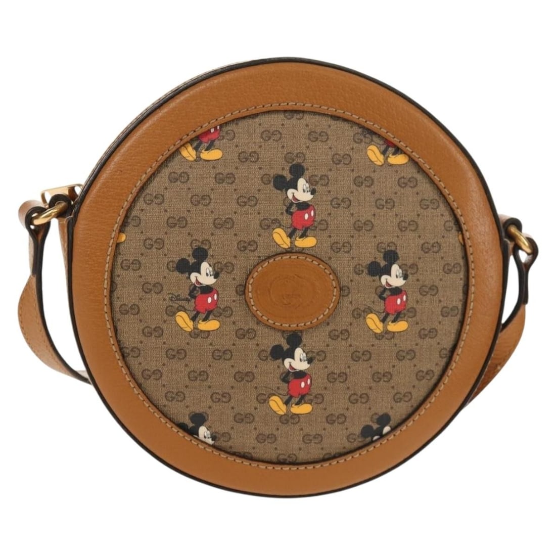 Disney Mickey Mouse Collaboration Round Shoulder Bag by Gucci (1 of 2)